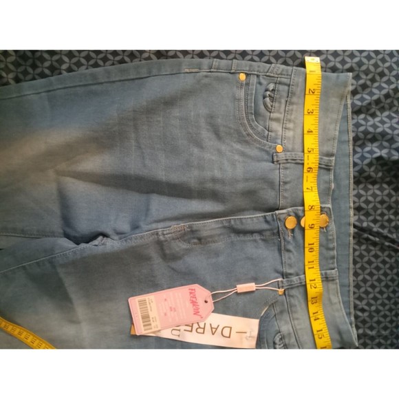CUTIE PIE JEANS COLOR BLUE  SIZE (15) STRETCH - Picture 2 of 6